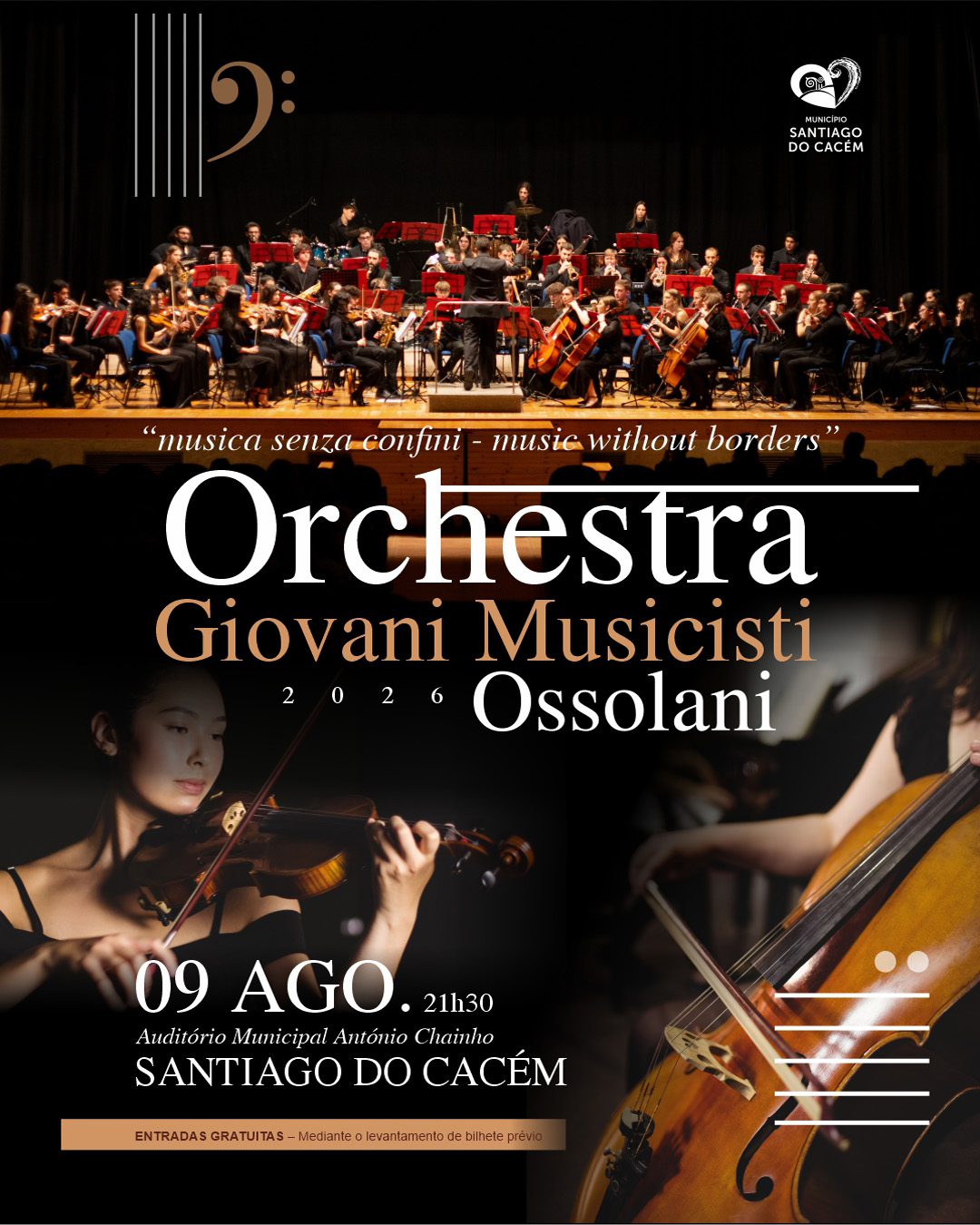 Música sem Fronteiras com a GMO Orchestra – Orquestra Italiana de Jovens Músicos do Vale de Ossola (Itália) — event image